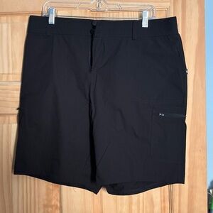 Happy Camper Active Cargo Short - Stretch Woven Black size 12